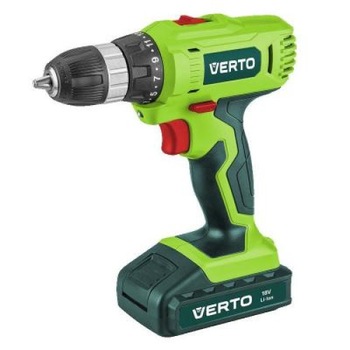 Masina de gaurit si insurubat cu acumulator 18V 1.3Ah Verto Masina de gaurit si insurubat cu acumulator 18V 1.3Ah Verto