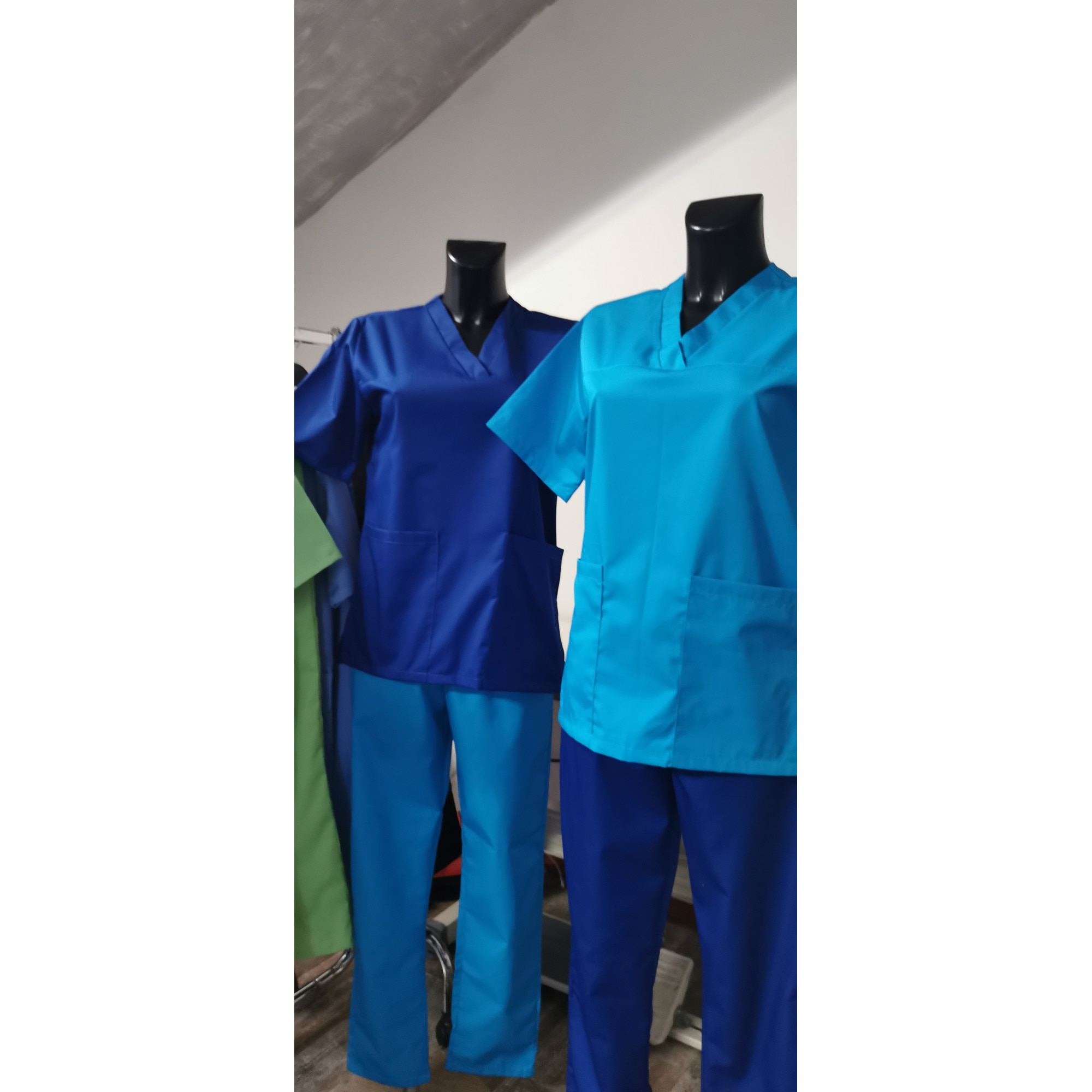 Set 2 costume medicale unisex M, 112 cm bust, Lca imbracaminte tercot