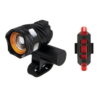 Far bicicleta cu zoom pe acumulator si stop spate, LED T6 15000LM, Lampa reglabila Bicicleta si Baterie reancarcabila 650mAh - Phuture Far bicicleta cu zoom pe acumulator si stop spate, LED T6 15000LM, Lampa reglabila Bicicleta si Baterie reancarcabila 650mAh - Phuture