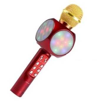 Microfon karaoke , cu bluetooth , TF card , joc de lumini Microfon karaoke , cu bluetooth , TF card , joc de lumini