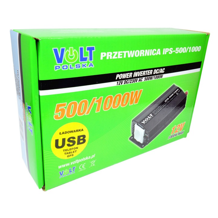 Invertor IPS VOLT 500/1000W 12/230 V