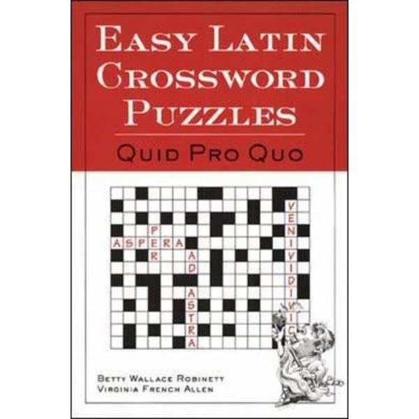 Easy Latin Crossword Puzzles