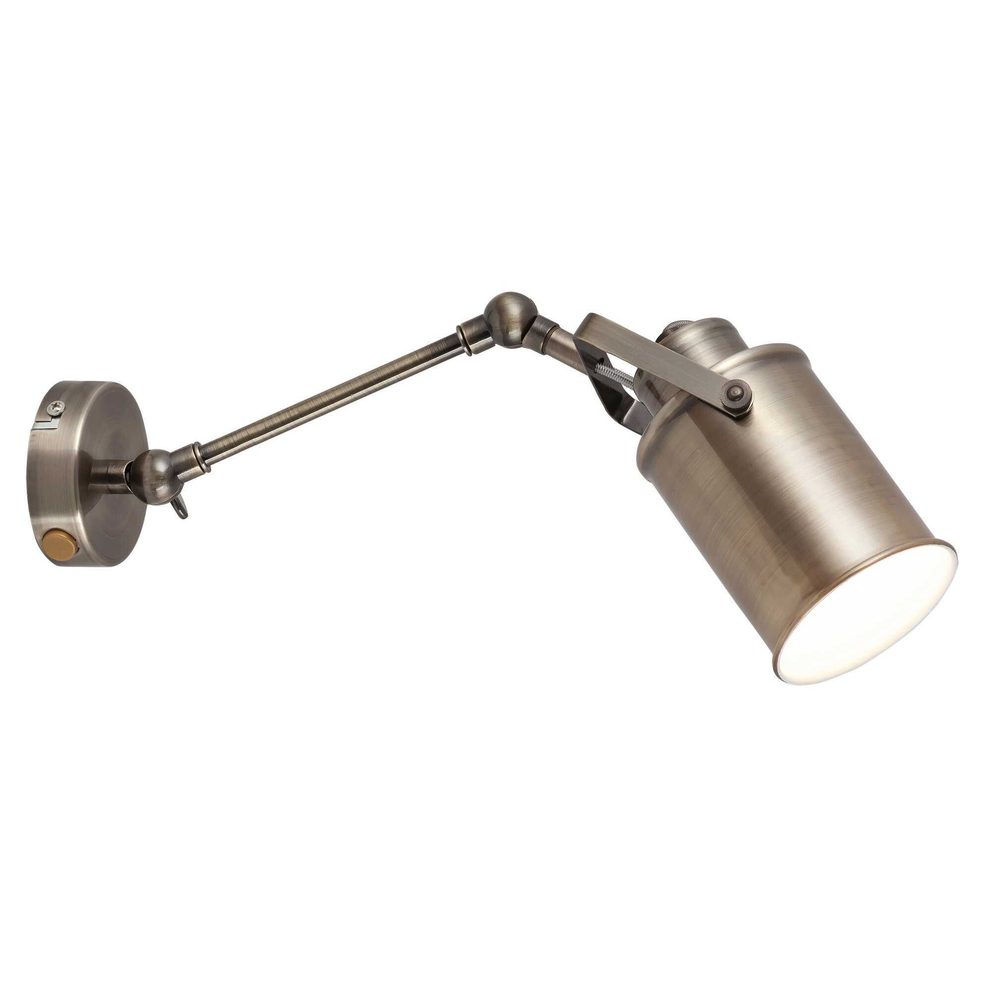 Aplica Peter , E27 x 1 x 60w, brat mobil, Bronz antique, RB5987