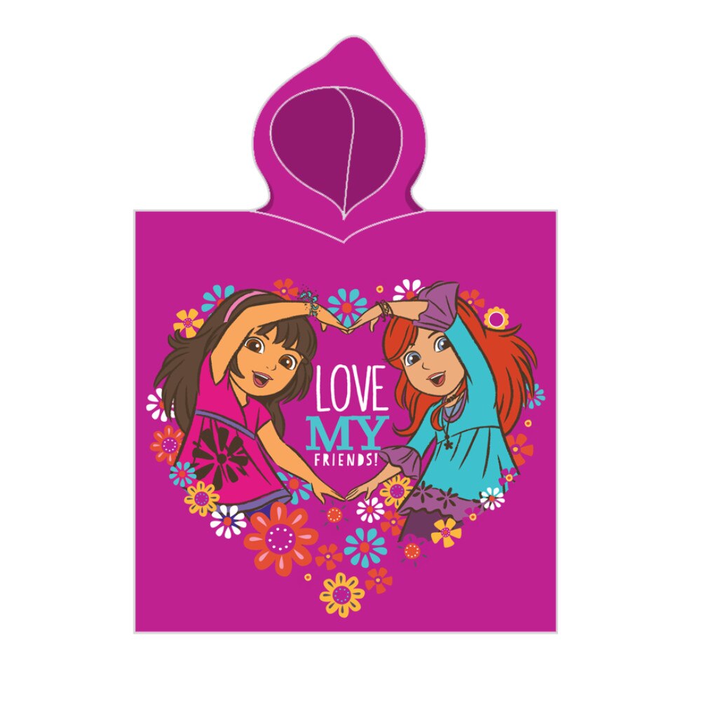 Poncho Dora, 50x115 cm, bumbac, multicolor