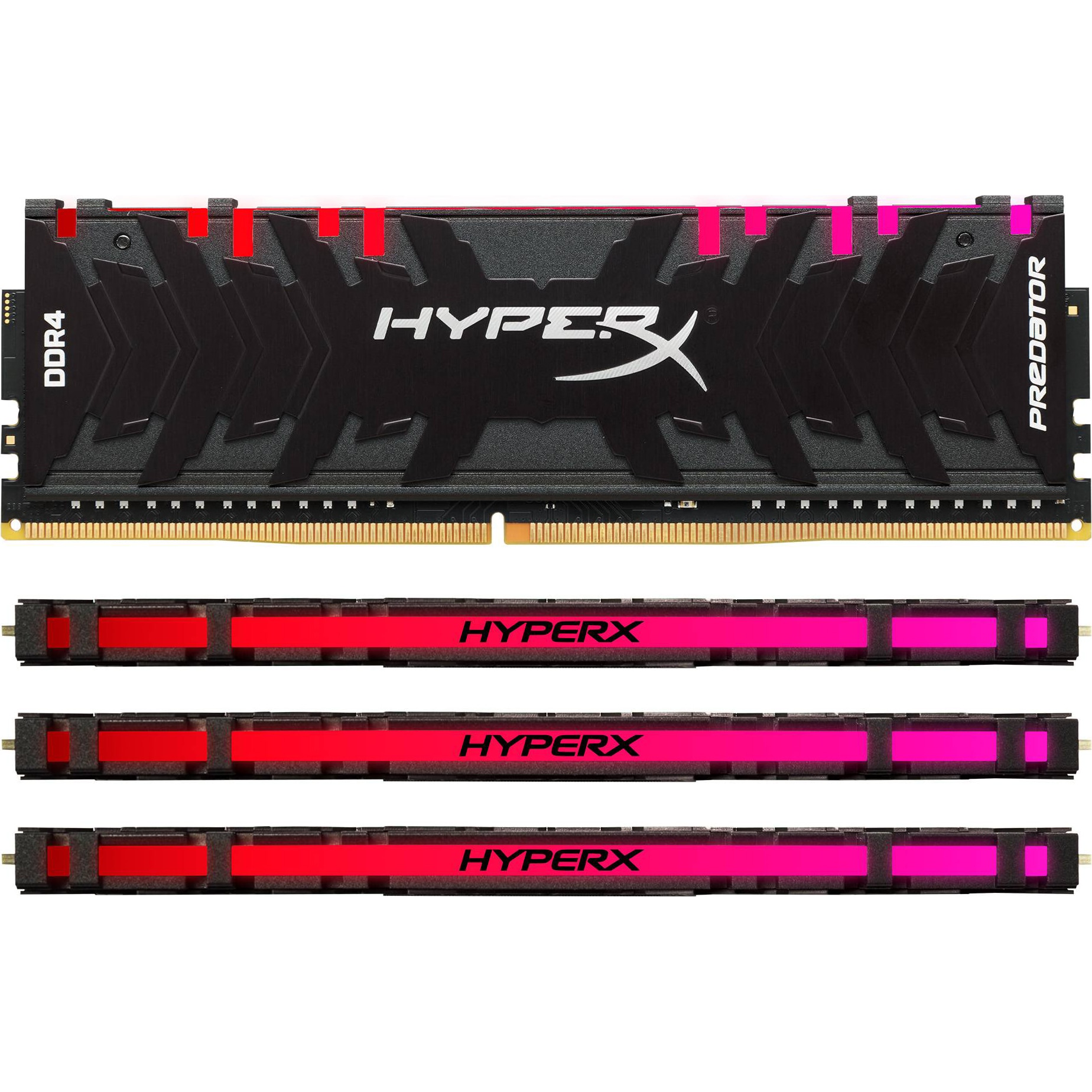 Memorie HyperX Predator RGB 64GB (4x16GB), DDR4, 3000MHz, CL15