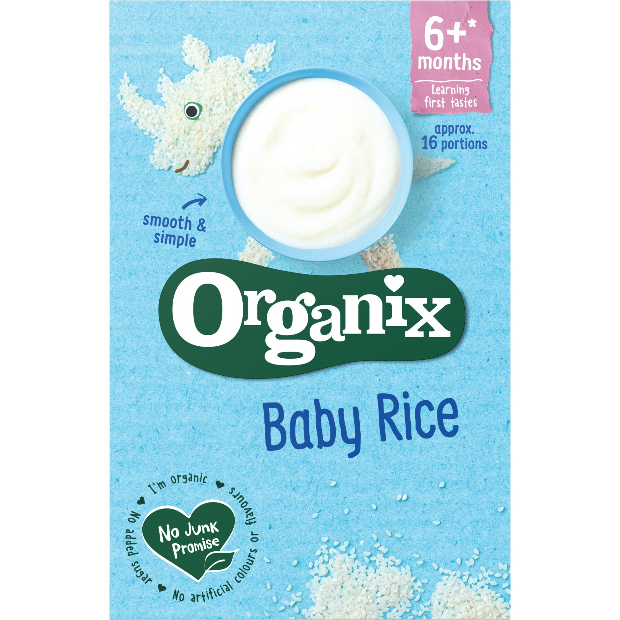 Cereale Organix Orez cu Vitamina B1, 100 g, de la 6 luni