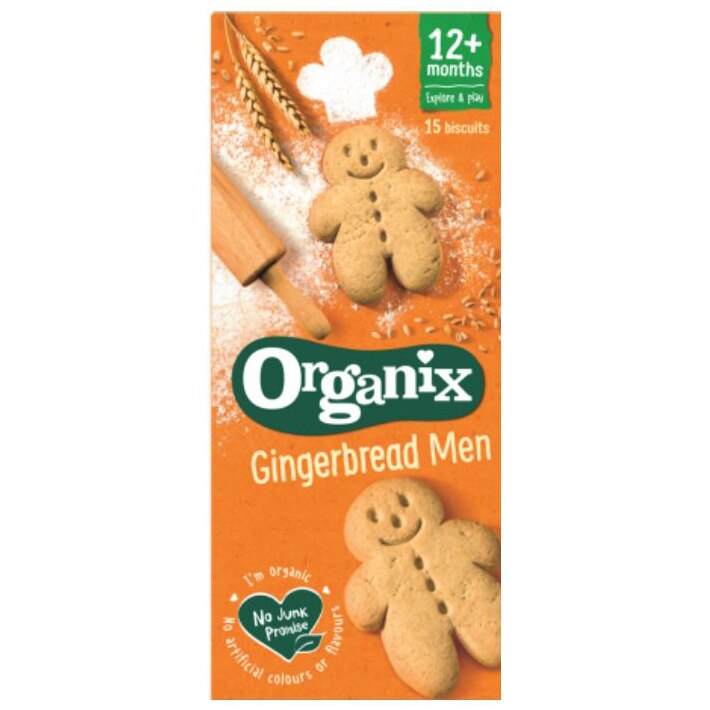 Biscuiti Bio Organix cu Ghimbir, 135 g, de la 12 luni