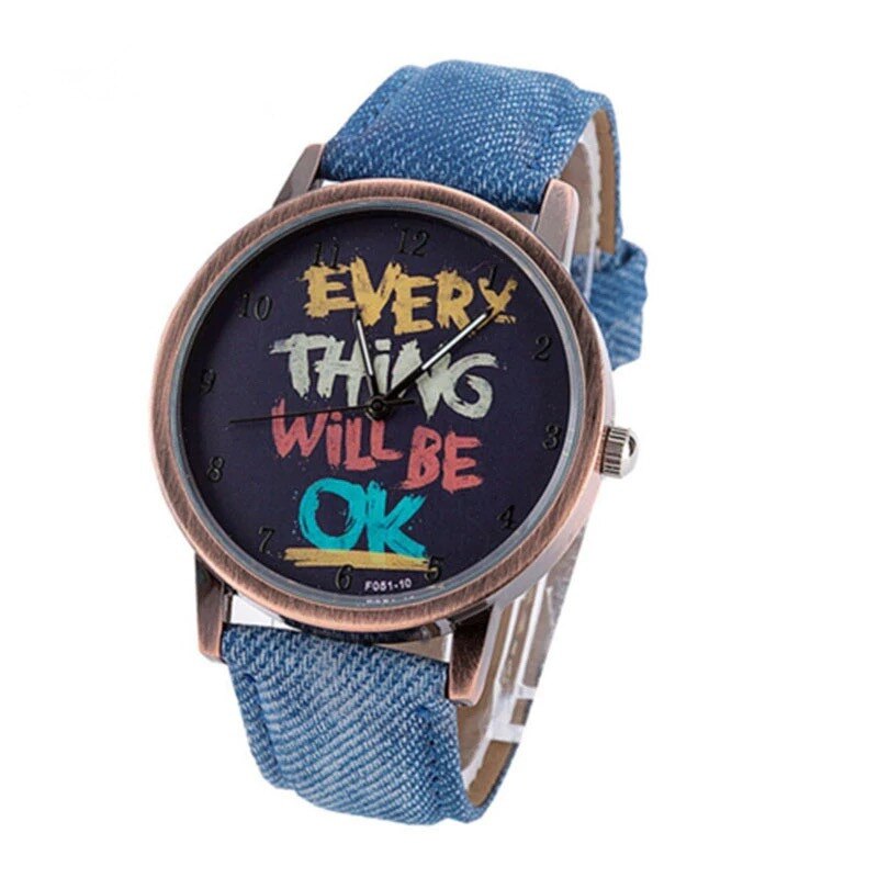 Ceas dama casual Quartz Jeans, albastru