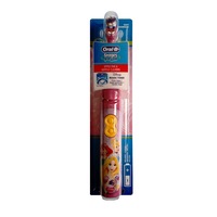 Periuta de dinti electrica cu baterie, ORAL-B Stages Power DB3.010, PRINCESS, pt copii, 1 capat, rosu