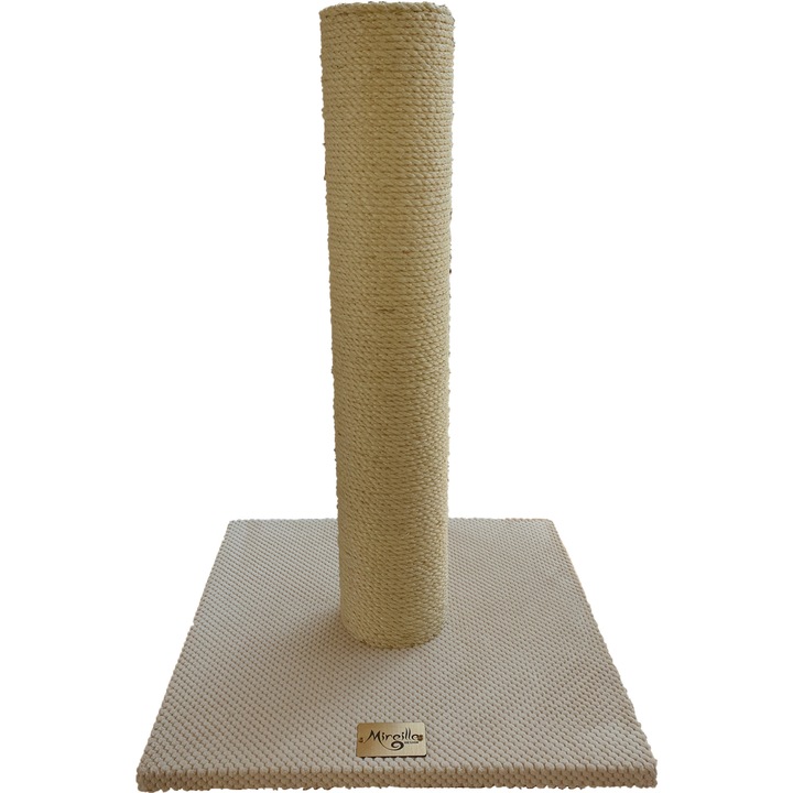 Stalp cu sisal natural, Mireille Design, 45 X 45 X 60, Crem