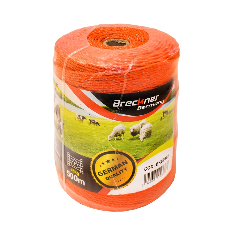 Rola fir portocaliu fi 2,5 mm 3x0.15 mm SS, 8 Ohm/m, 500 M gard electric Breckner Germany