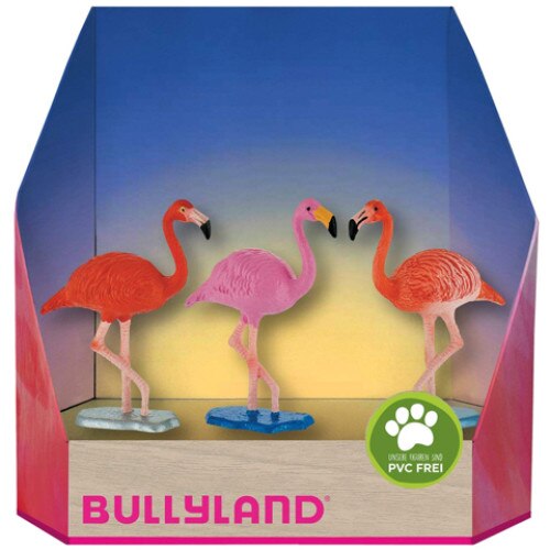 Set figurine Bullyland Flamingo, 7 cm, multicolor, MGC