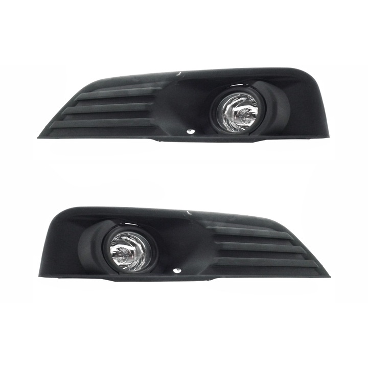 Пластмасови решетки с прожектори за мъгла съвместими Ford Focus 2 с LED крушка бяла светлина