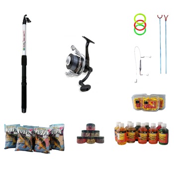Set Complet Lanseta Xtreme Fishing 2.7m+Mulineta Extrem Fishing 3000 echipata cu fir+Suporti lanseta+montura+bambina+nada dual fish Set Complet Lanseta Xtreme Fishing 2.7m+Mulineta Extrem Fishing 3000 echipata cu fir+Suporti lanseta+montura+bambina+nada dual fish