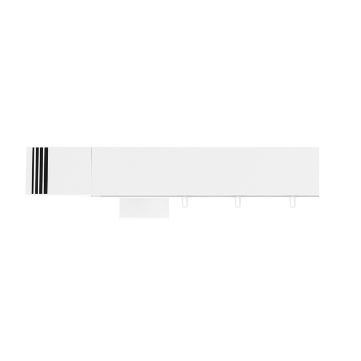 Galerie simpla TopLine 300 cm, Modern, suport 21 cm,