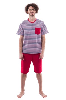 Pijama barbati PJB113, Multicolor, S Pijama barbati PJB113, Multicolor, S