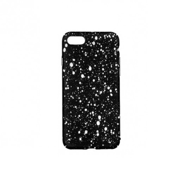 Husa Silicon SPLASH Huawei P8 Lite 2017/ P9 Lite 2017 Negru/Alb