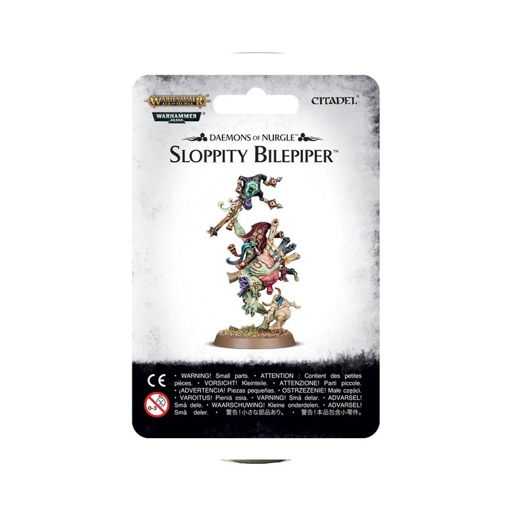 Warhammer modell, Games Workshop, "Daemons of Nurgle Sloppity Bilepiper"