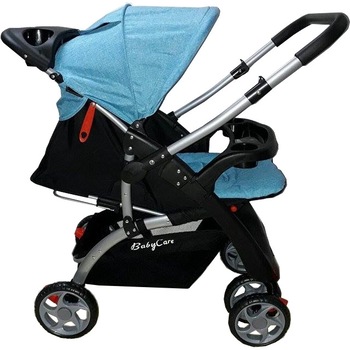 Carucior nou nascuti 2 in 1 Baby Care™ Pro C18, Maner reversibil, Spatar reglabil in 3 trepte, Amortizoare, Frana picior,Pliabil , Albastru Carucior nou nascuti 2 in 1 Baby Care™ Pro C18, Maner reversibil, Spatar reglabil in 3 trepte, Amortizoare, Frana picior,Pliabil , Albastru