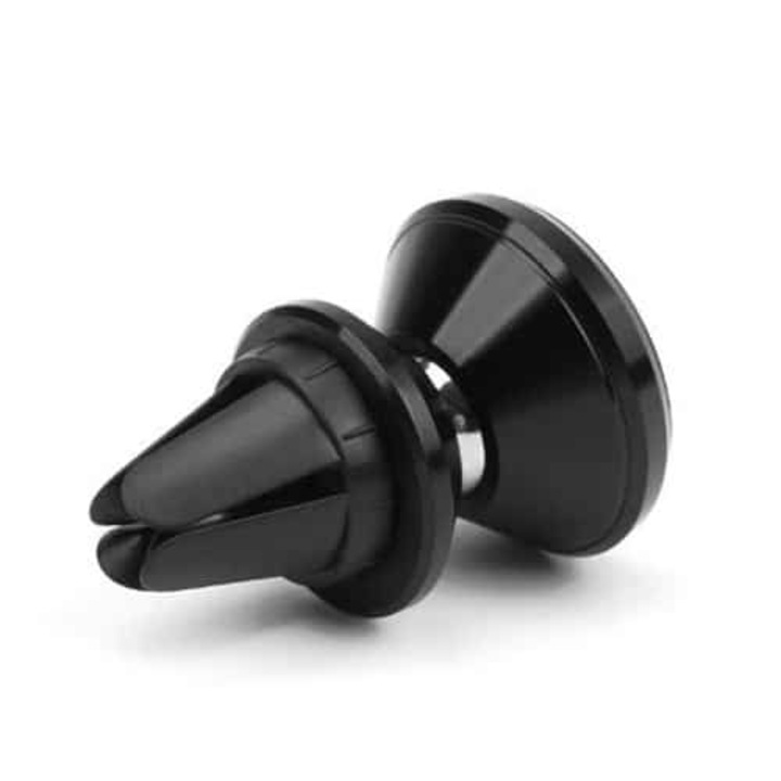 Edman autós mágneses telefontartó szellőzőrácsra kábeltartóval, Fekete