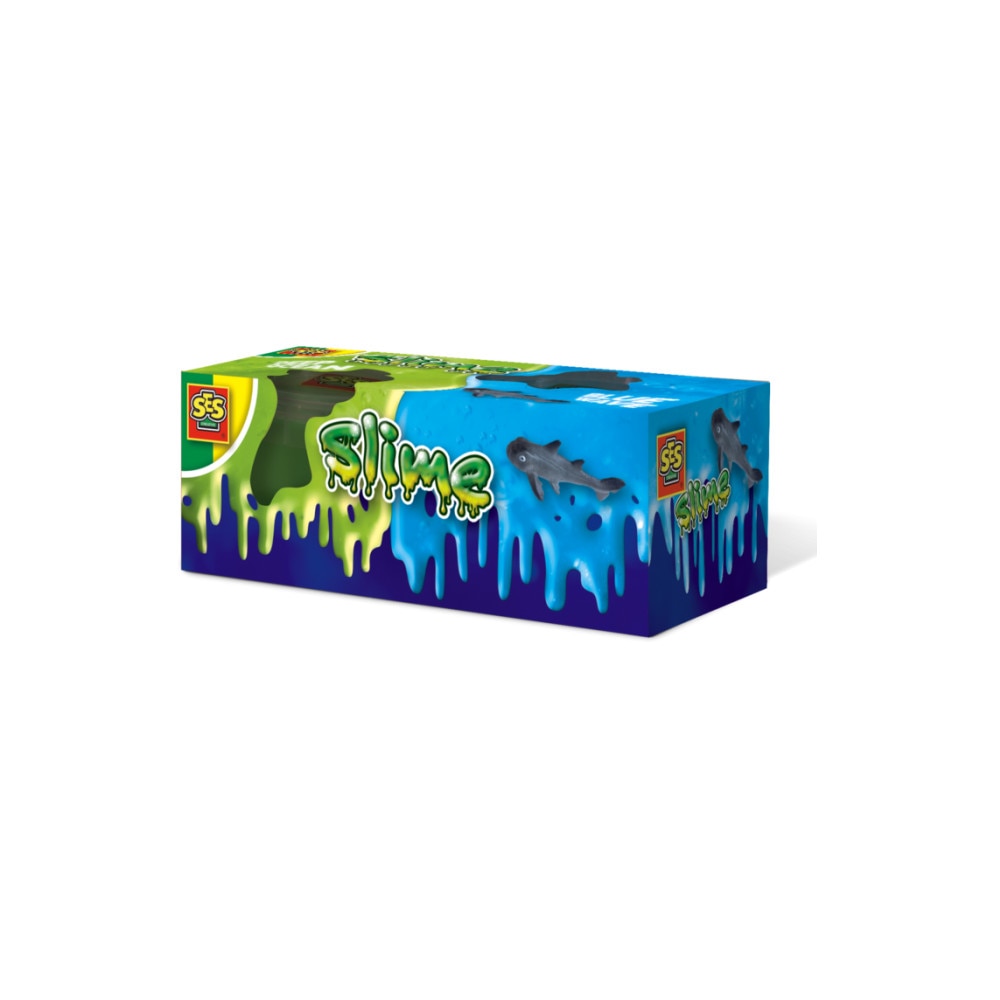 Gelatina Distractiva, SES - Slime Ocean, Verde/Albastru