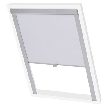 Jaluzea opaca retractabila; vidaXL, Tesatura, S08/608, 114 x 140 cm, Alb Jaluzea opaca retractabila; vidaXL, Tesatura, S08/608, 114 x 140 cm, Alb
