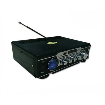 Amplificator digital, tip Statie, 2x30 W, telecomanda, USB-SD, 2 intrari microfon Amplificator digital, tip Statie, 2x30 W, telecomanda, USB-SD, 2 intrari microfon