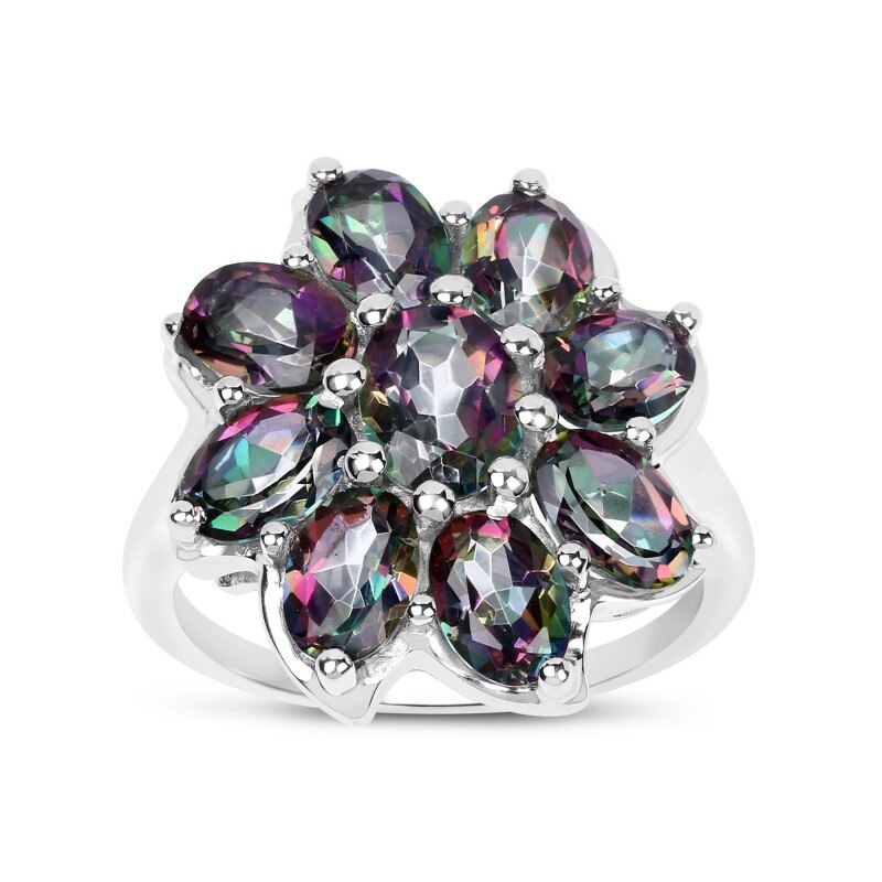 Inel Fantazzia Argint 925 Mistic Topaz, 55 R9801MYSTOP