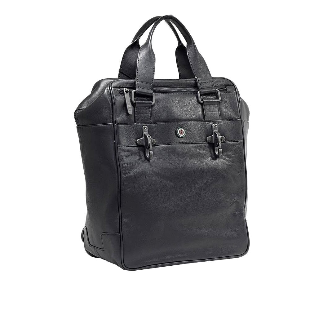 Rucsac barbati piele naturala RIPANI, negru, Suveran