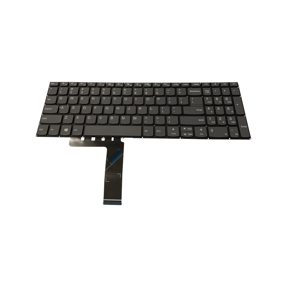 Tastatura compatibila Lenovo V130-15IKB Type 81HN, V130-15IGM Type 81HL, IdeaPad 330S-15IKB Type 81F5, 330S-15AST Type 81F9, 330S-15ARR Type 81FB, Layout US, fara iluminare