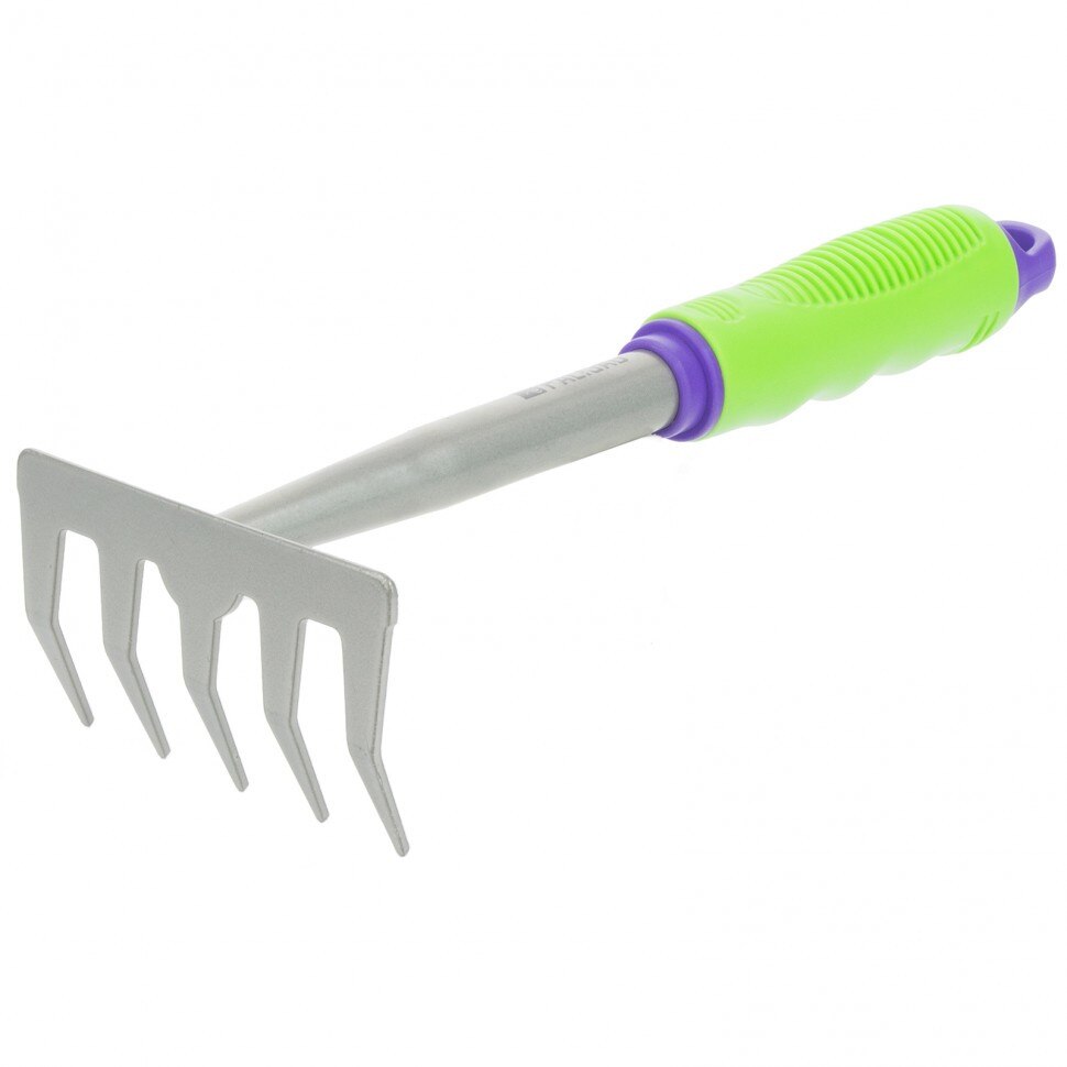 Grebla, 5 dinti, 110 x 280 mm, maner-cauciucat,PALISAD