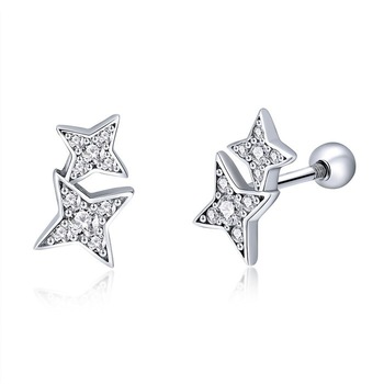 Cercei din argint Meteor Star Cercei din argint Meteor Star