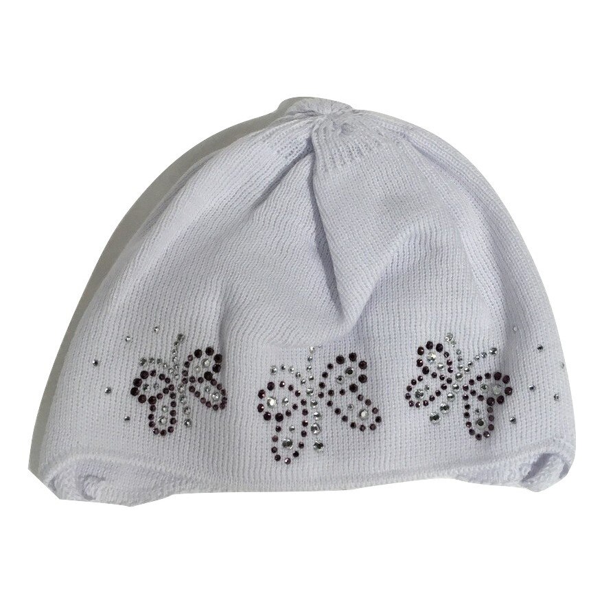 Caciulita baby fetite,Marika,NR. 50,alb