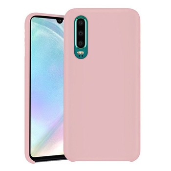 Husa Huawei P30 Silicone Case Roz Husa Huawei P30 Silicone Case Roz