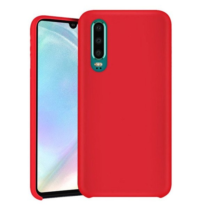 Капак Huawei P30 Silicone Case Червен