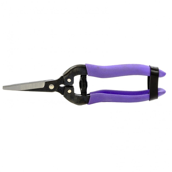 Virág metsző olló 180mm, ergonomikus gumirozott fogantyú Palisad