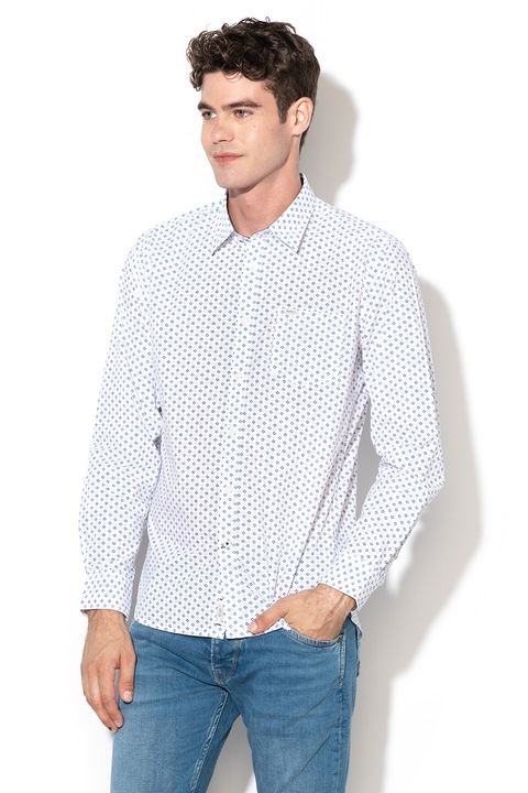 Pepe Jeans London, Craig ing zsebbel a mellrészen, Fehér/Kék, S