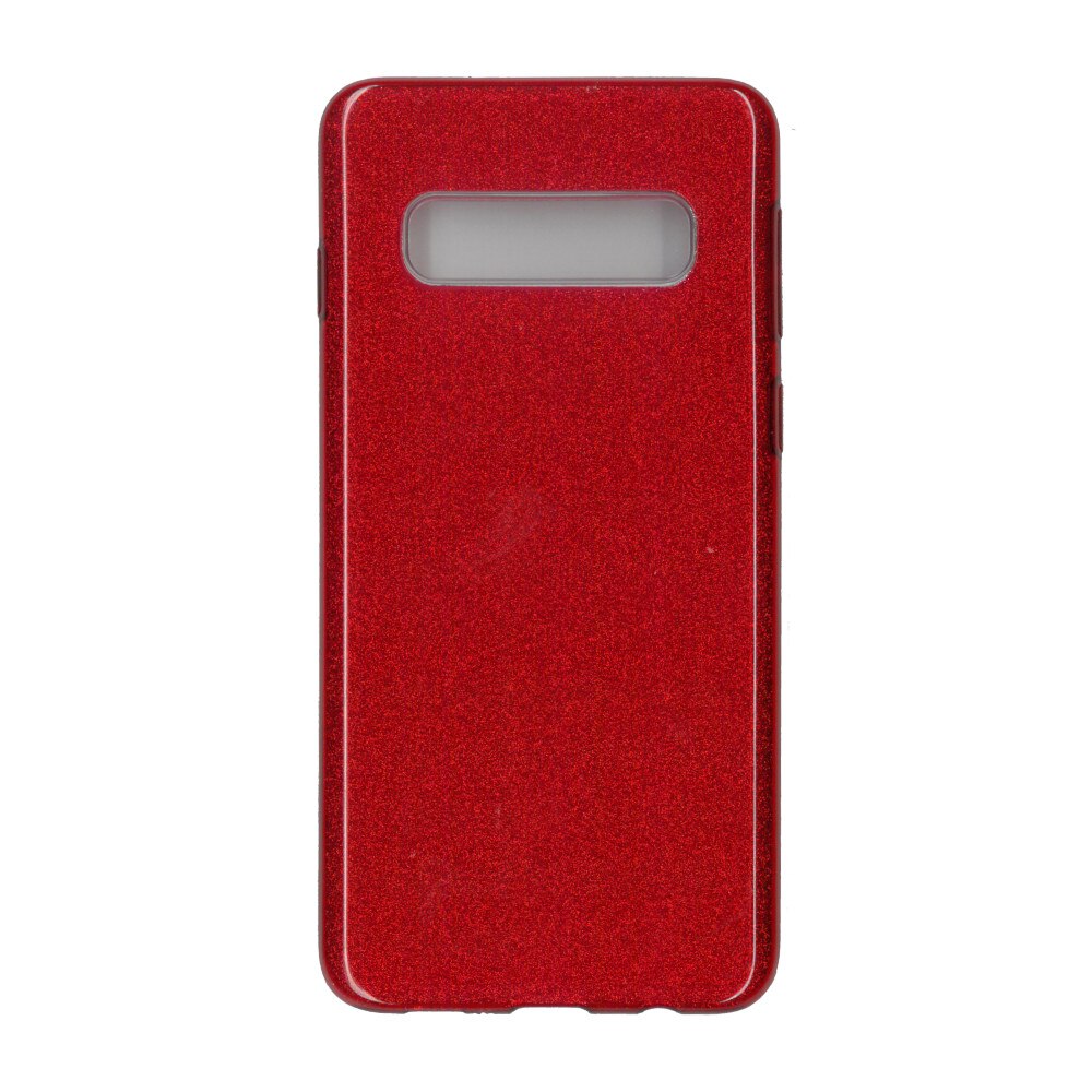 Husa de protectie spate EuroCELL Shiny pentru Samsung Galaxy S10, rosu