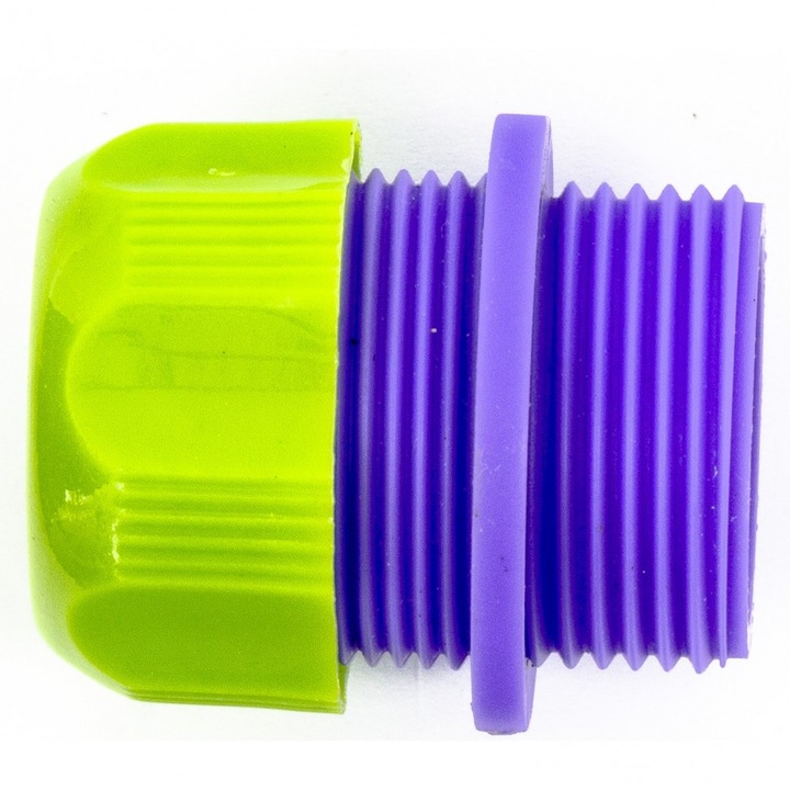 Conector pt. furtun 1/2", filet exterior 3/4", din material plastic, PALISAD