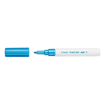 Marker cu vopsea Pilot Pintor Metalic, varf rotund, 1.0 mm, Albastru Marker cu vopsea Pilot Pintor Metalic, varf rotund, 1.0 mm, Albastru