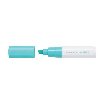 Marker cu vopsea Pilot Pintor Pastel, varf tesit, 8 mm, Verde Marker cu vopsea Pilot Pintor Pastel, varf tesit, 8 mm, Verde