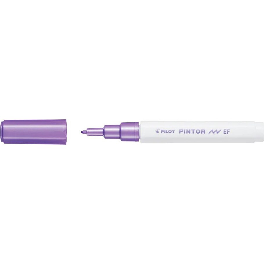 Marker cu vopsea Pilot Pintor Metalic, varf rotund, 0.7 mm, Violet