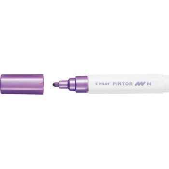 Marker cu vopsea Pilot Pintor Metalic, varf rotund, 1.4 mm, Violet Marker cu vopsea Pilot Pintor Metalic, varf rotund, 1.4 mm, Violet