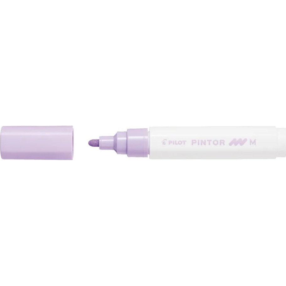 Marker cu vopsea Pilot Pintor Pastel, varf rotund, 1.4 mm, Violet