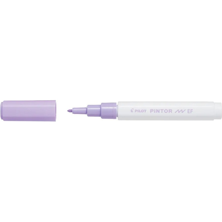 Marker cu vopsea Pilot Pintor Pastel, varf rotund, 0.7 mm, Violet
