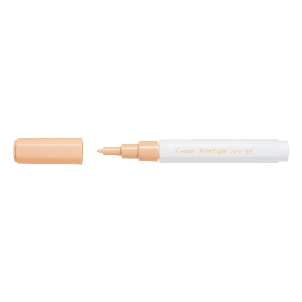 Marker cu vopsea Pilot Pintor, varf rotund, 0.7 mm, Orange pal
