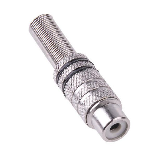 Mufa RCA mama din metal GNI0065A EDC