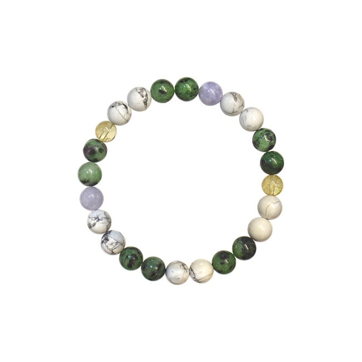 Bratara healing Inspiratie - sfere 8mm - cristale semipretioase, unisex, e-crystals