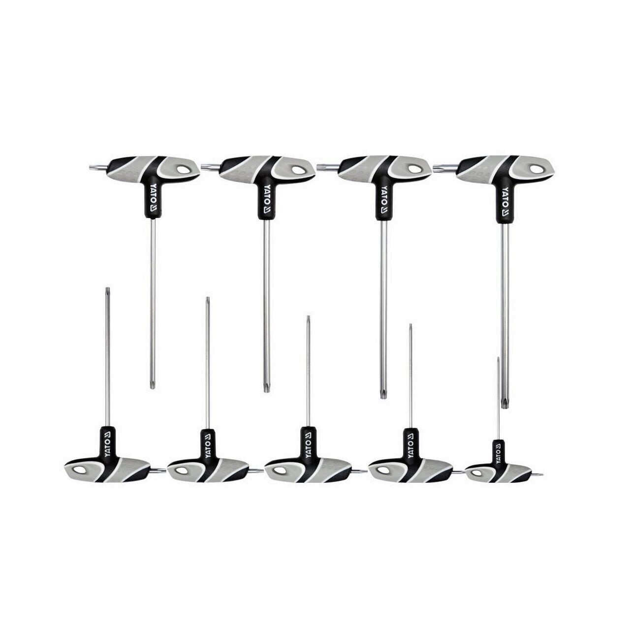 Set torx cu maner tip T, Yato YT-05615, 9 buc, T10-T50