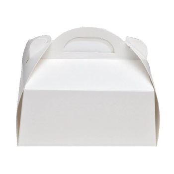 Set 25 Cutii Albe pentru Prajituri, 12x18 cm Set 25 Cutii Albe pentru Prajituri, 12x18 cm